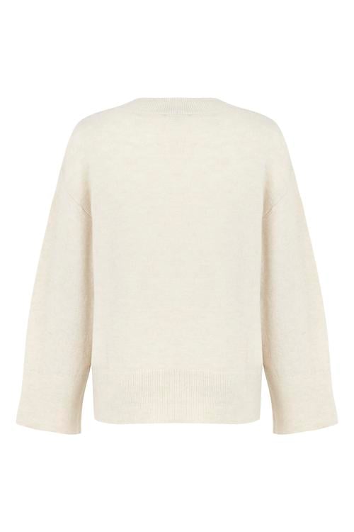  ALPAKA YÜN KARIŞIMLI V YAKA TRİKO KAZAK