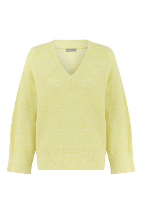  ALPAKA YÜN KARIŞIMLI V YAKA TRİKO KAZAK