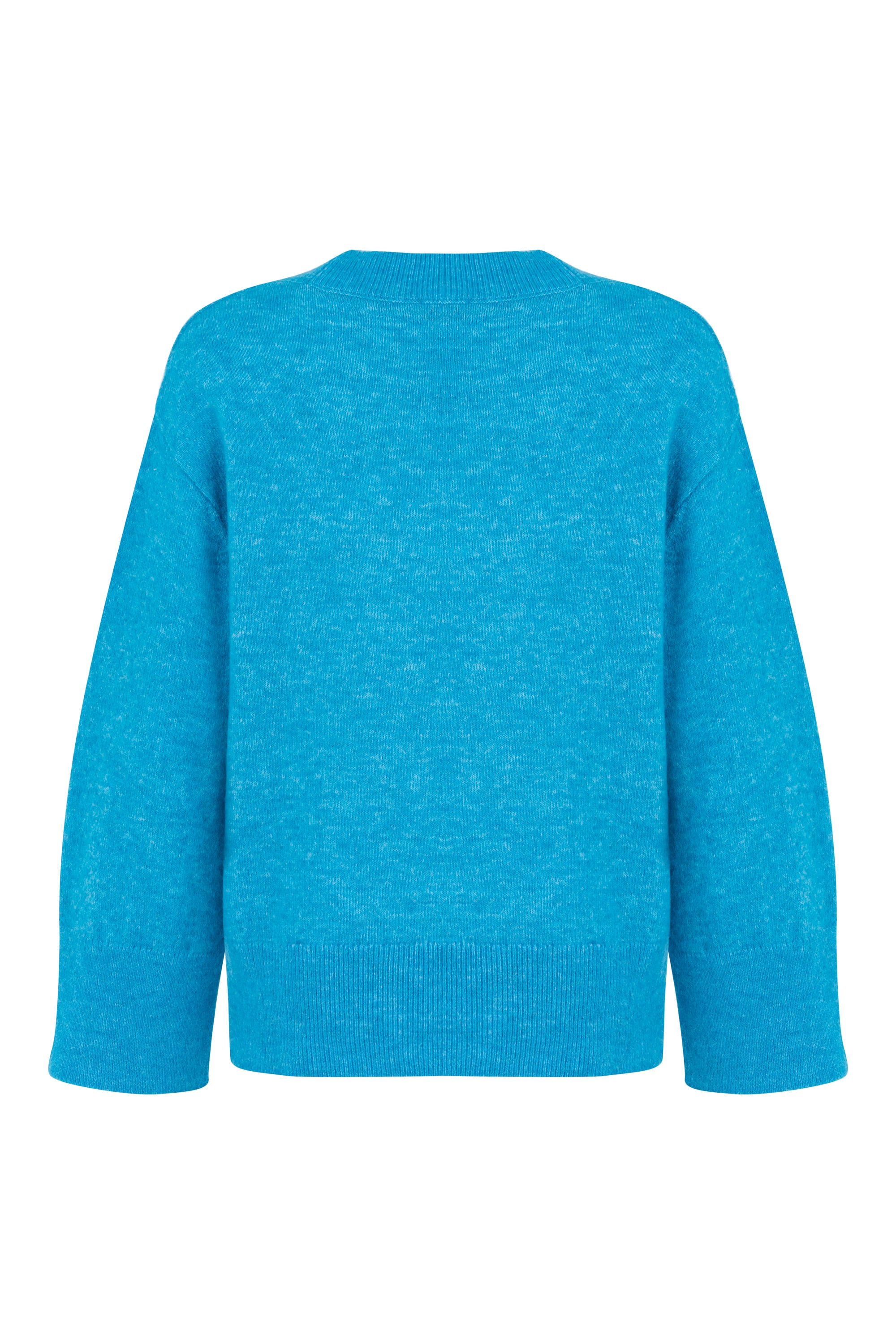 ALPAKA YÜN KARIŞIMLI V YAKA TRİKO KAZAK