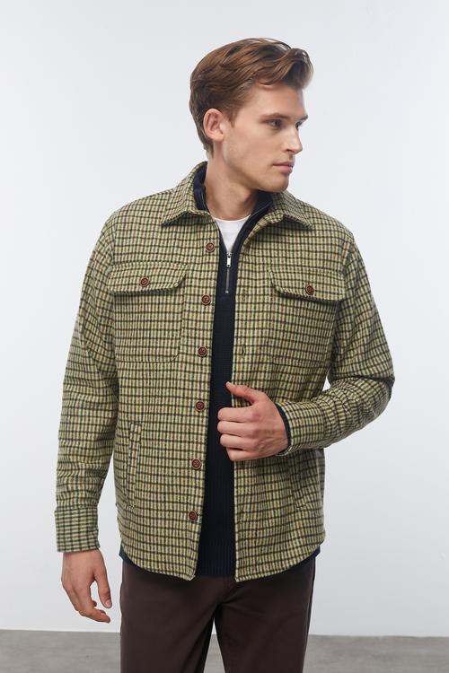  YÜN KARIŞIMLI EKOSELİ CEKET