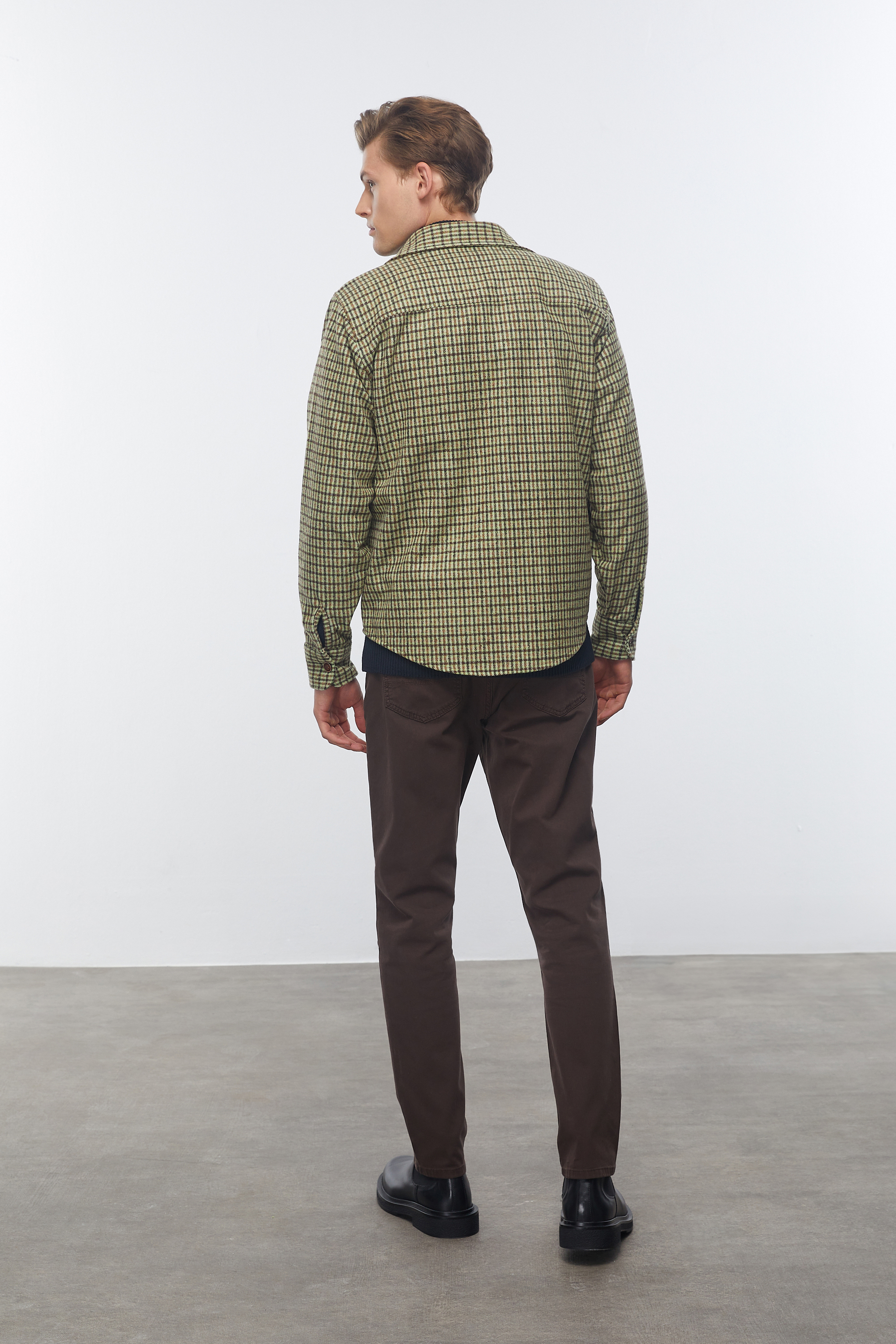 YÜN KARIŞIMLI EKOSELİ CEKET