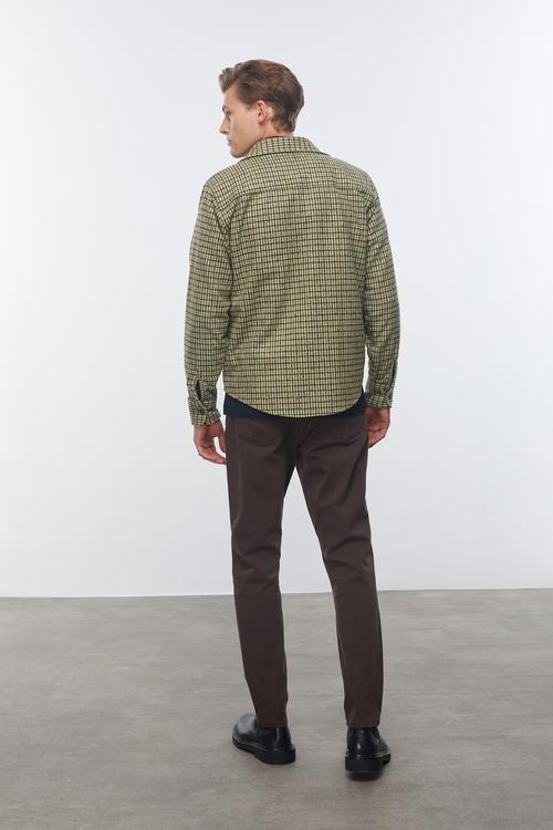  YÜN KARIŞIMLI EKOSELİ CEKET