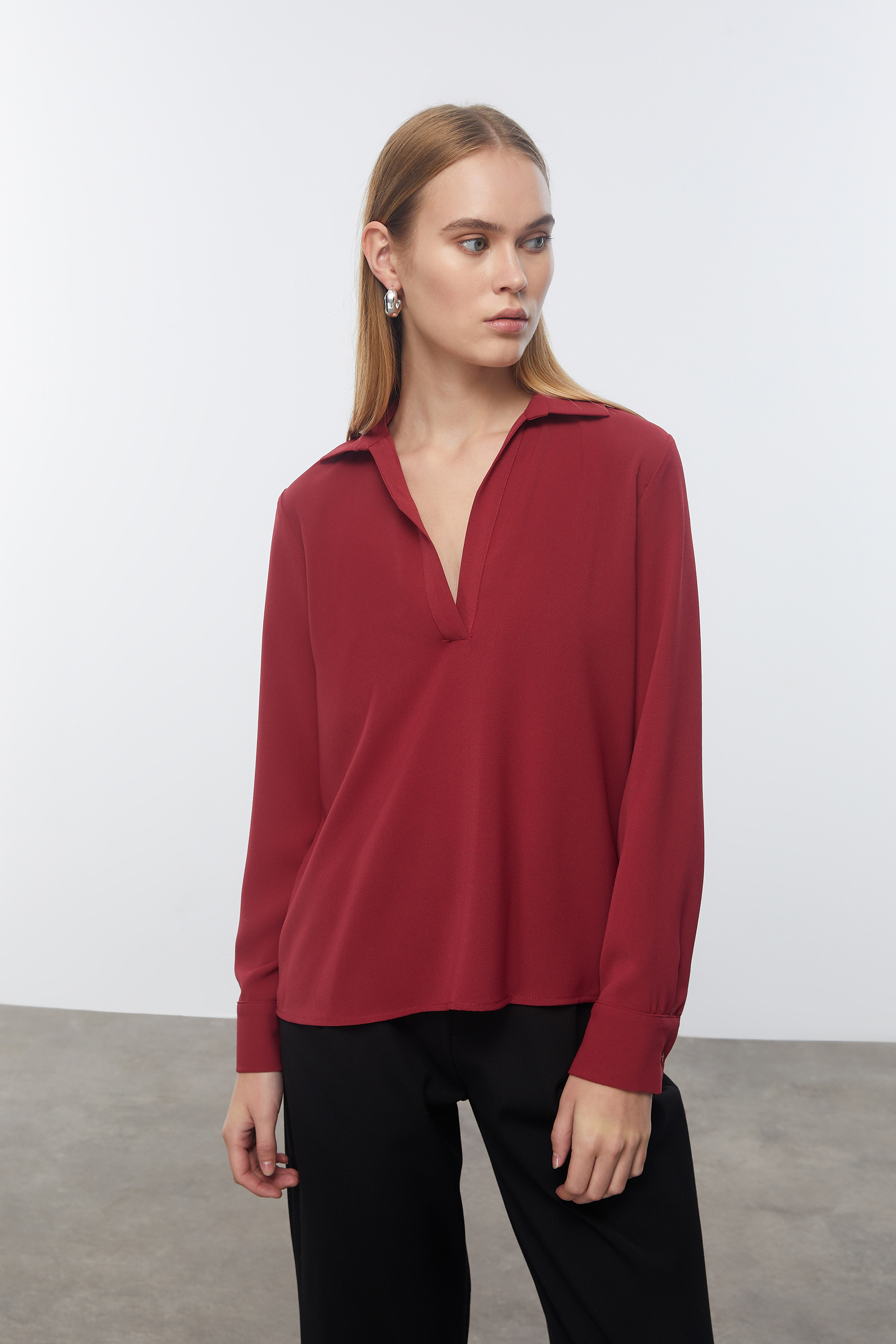 UZUN KOLLU SMART BLUZ