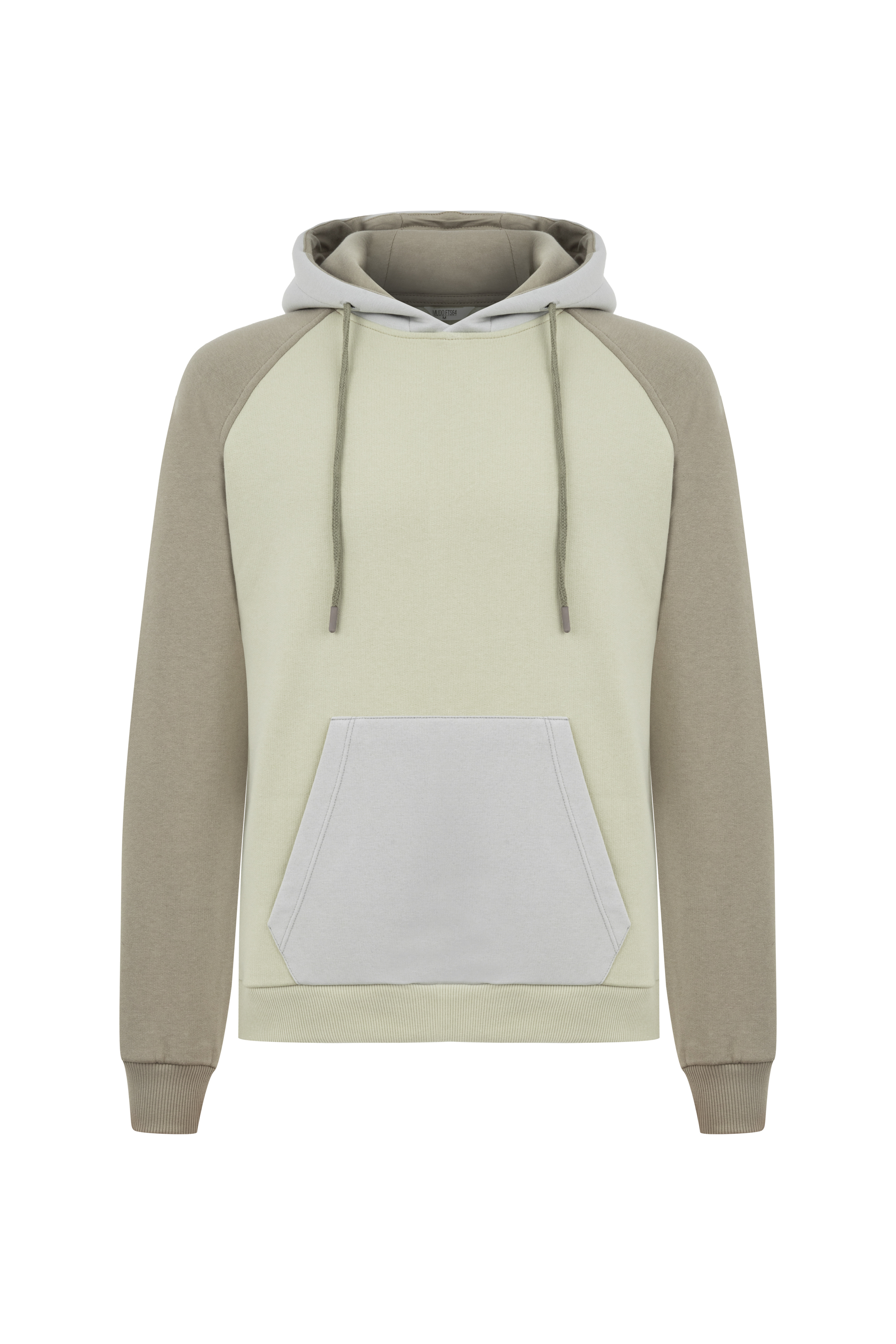 RENK BLOKLU KAPÜŞONLU SWEATSHIRT