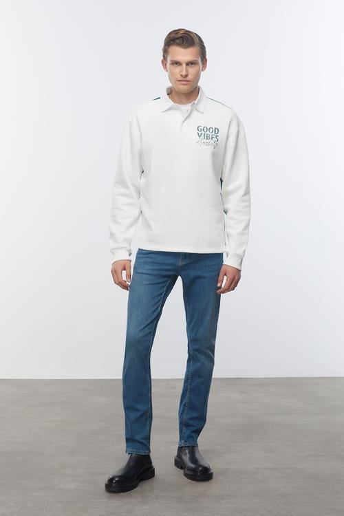  SLOGAN DETAYLI SWEATSHIRT