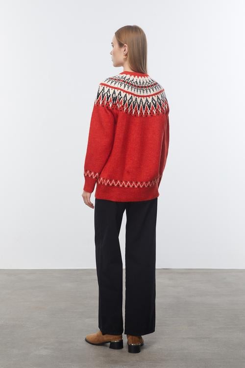  JAKARLI TRİKO KAZAK