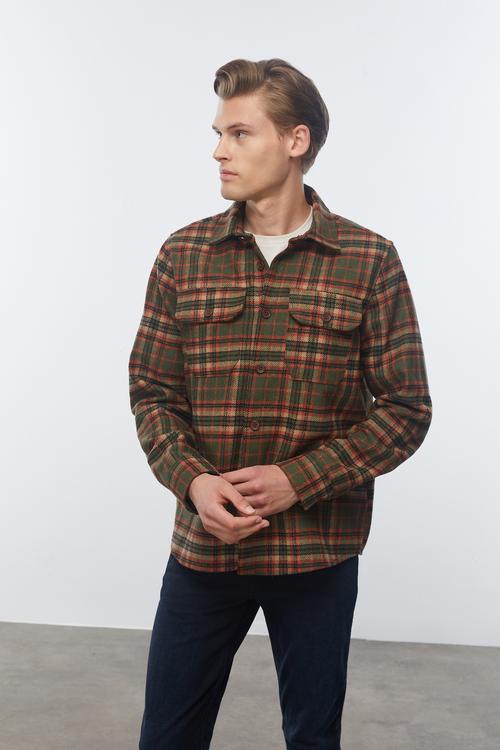  YÜN KARIŞIMLI EKOSELİ CEKET