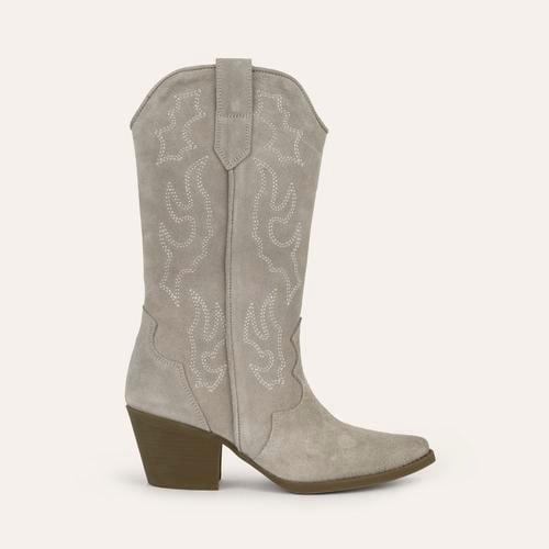  SÜET KOVBOY ÇİZME