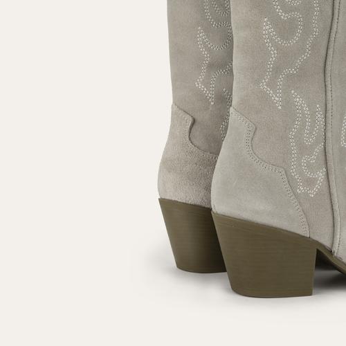  SÜET KOVBOY ÇİZME