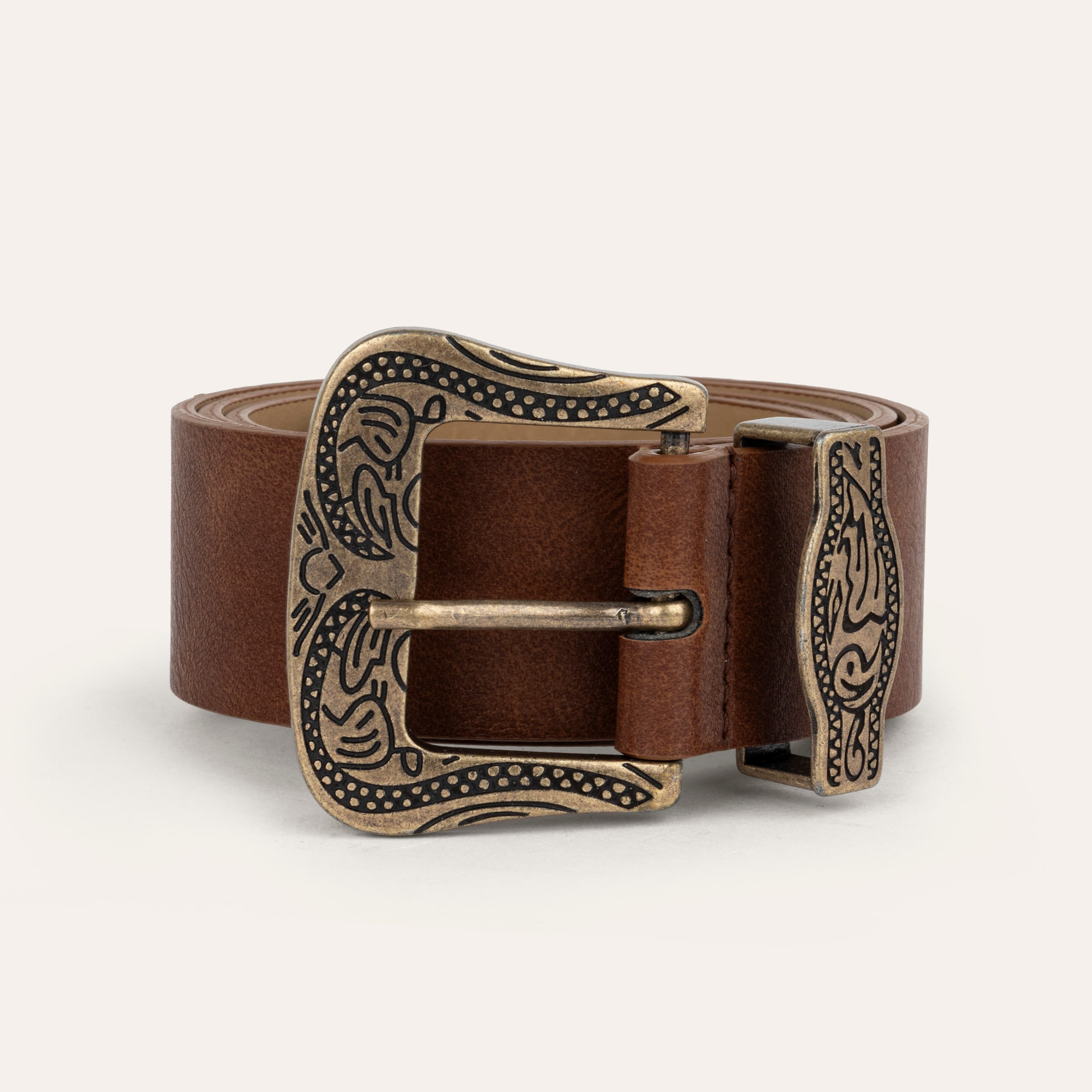 WESTERN DERİ GÖRÜNÜMLÜ KEMER