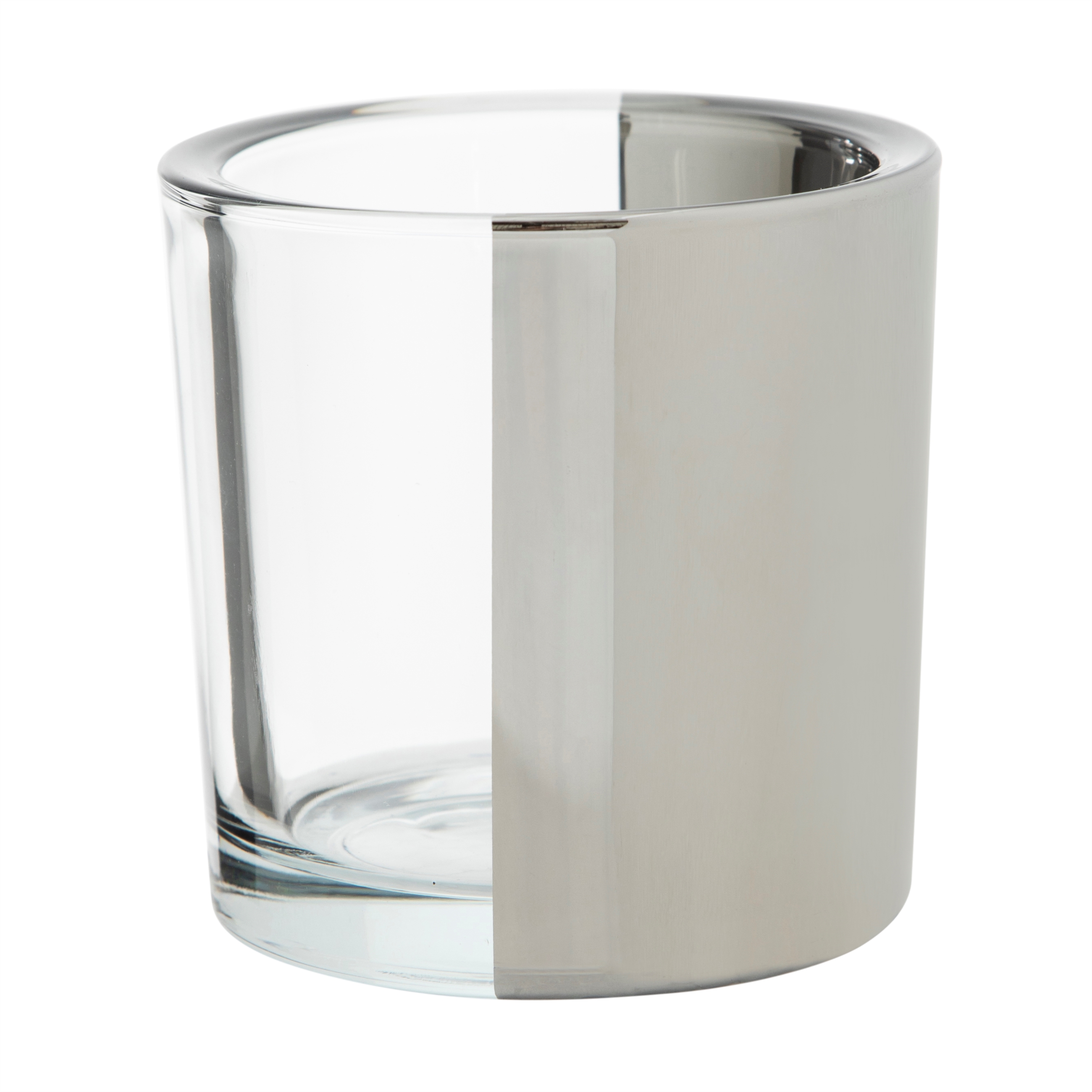 HENKA GÜMÜŞ MUMLUK 10X10X10CM