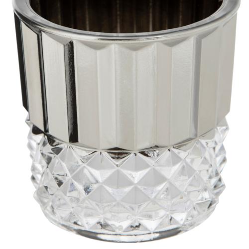  BRITT GÜMÜŞ MUMLUK 10X10X10CM