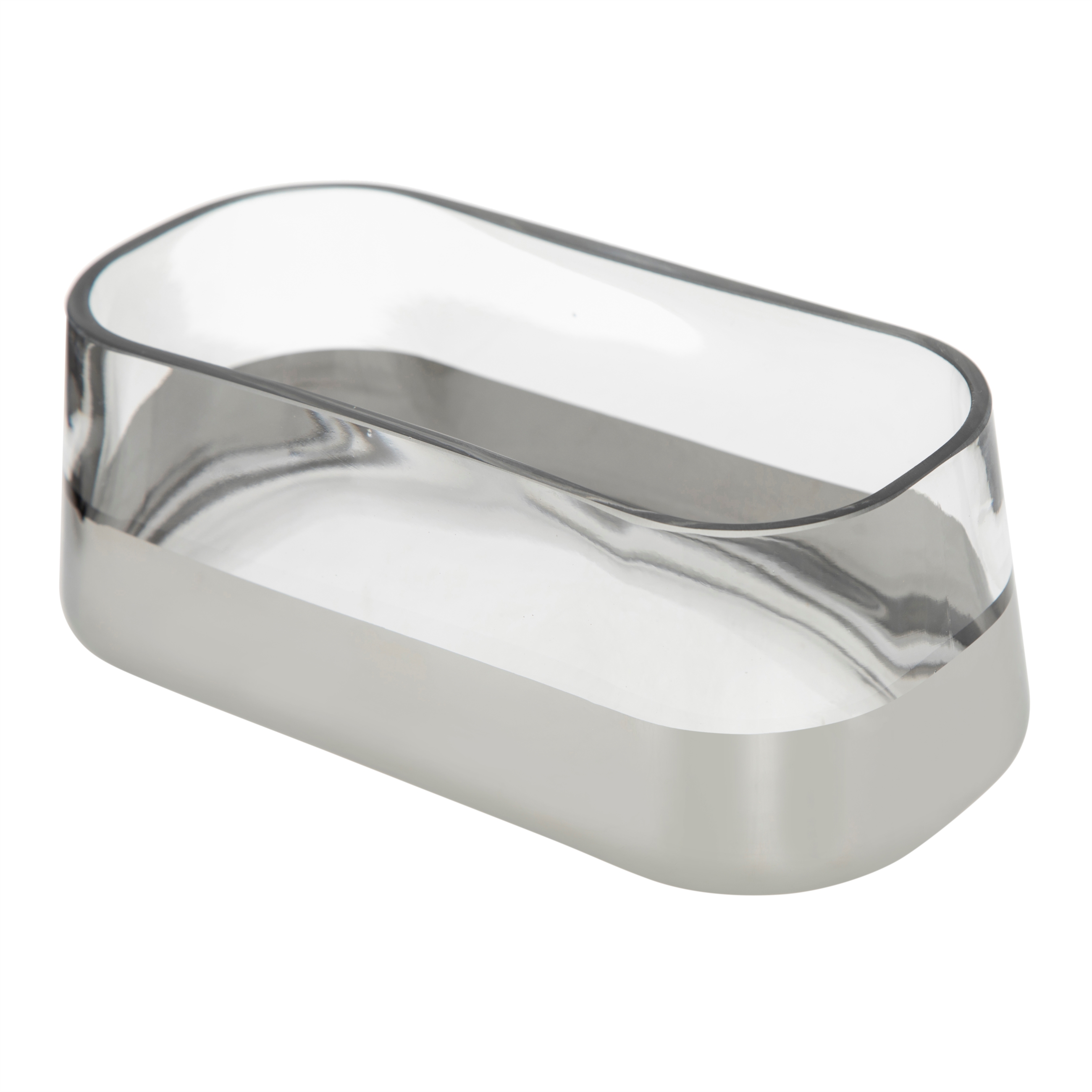 RENNA GÜMÜŞ DEKORATİF KASE 25X9CM