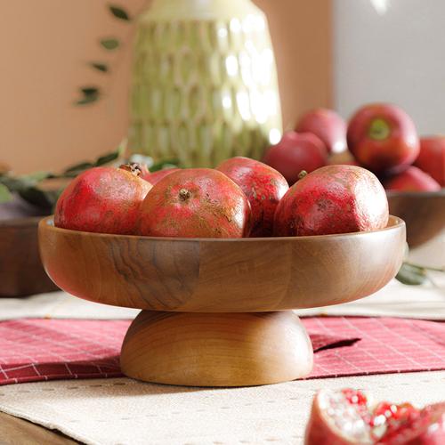 NATURA CEVİZ AYAKLI KASE 27CM