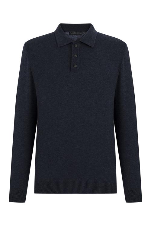  YÜN KARIŞIMLI POLO YAKA TRİKO KAZAK