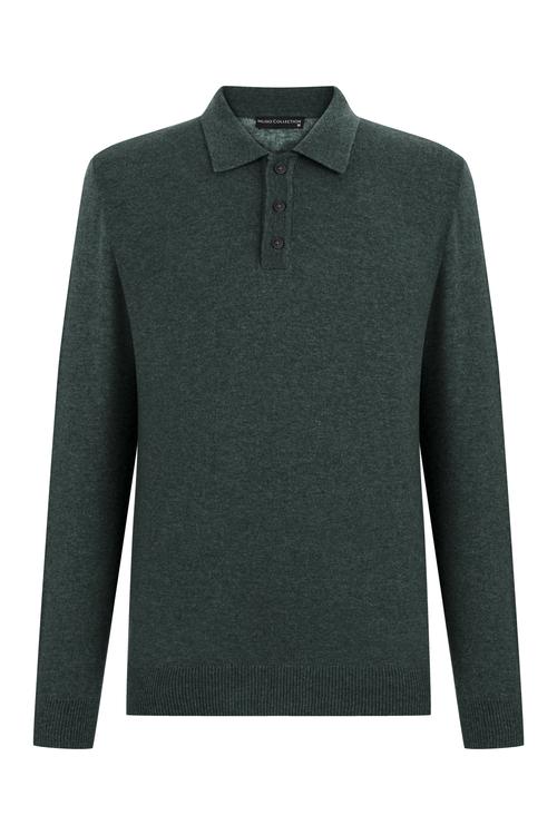  YÜN KARIŞIMLI POLO YAKA TRİKO KAZAK