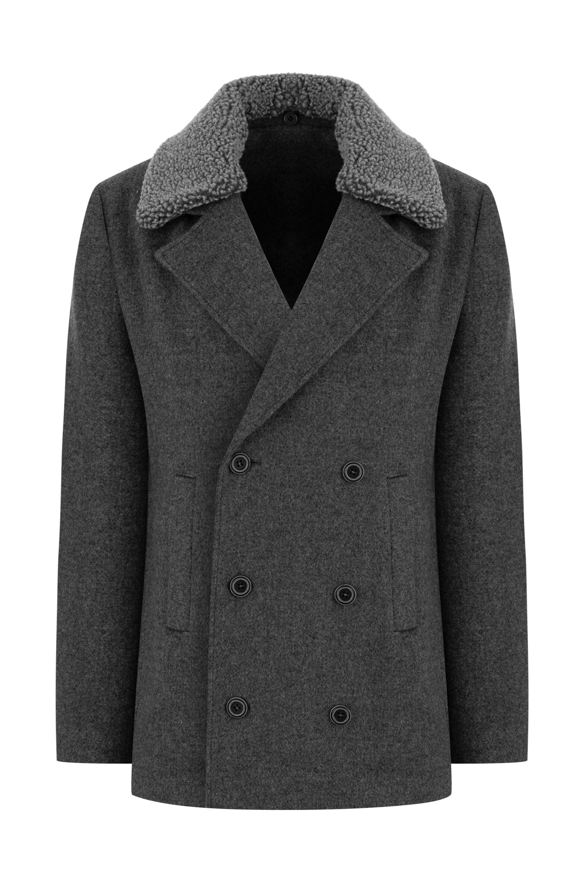 ÇIKARILABİLİR SHERPA YAKA CEKET