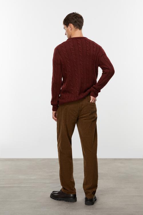  KADİFE DOKULU SLIM STRAIGHT FIT PANTOLON