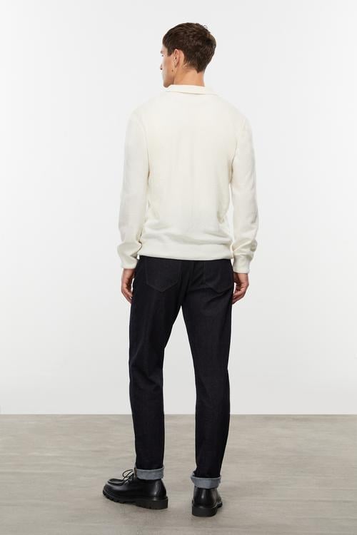  YÜN KARIŞIMLI POLO YAKA TRİKO KAZAK