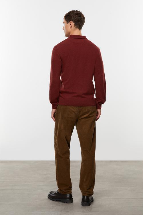  YÜN KARIŞIMLI POLO YAKA TRİKO KAZAK