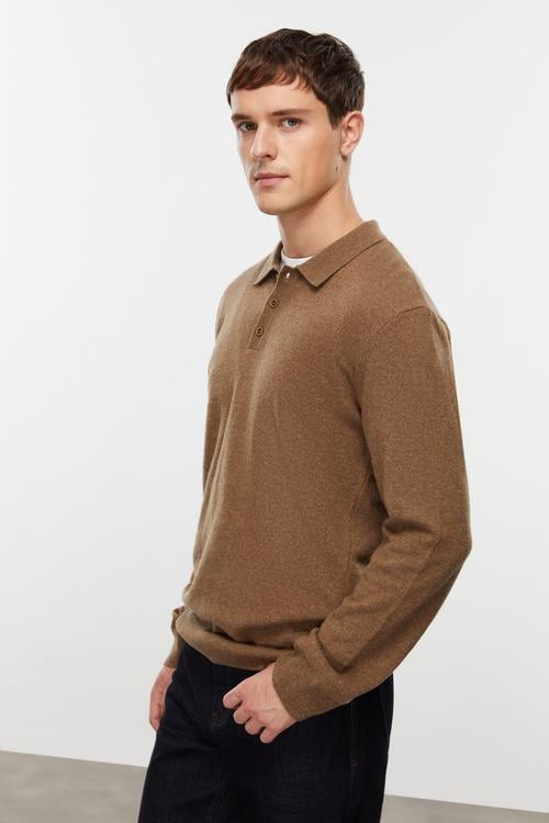  YÜN KARIŞIMLI POLO YAKA TRİKO KAZAK