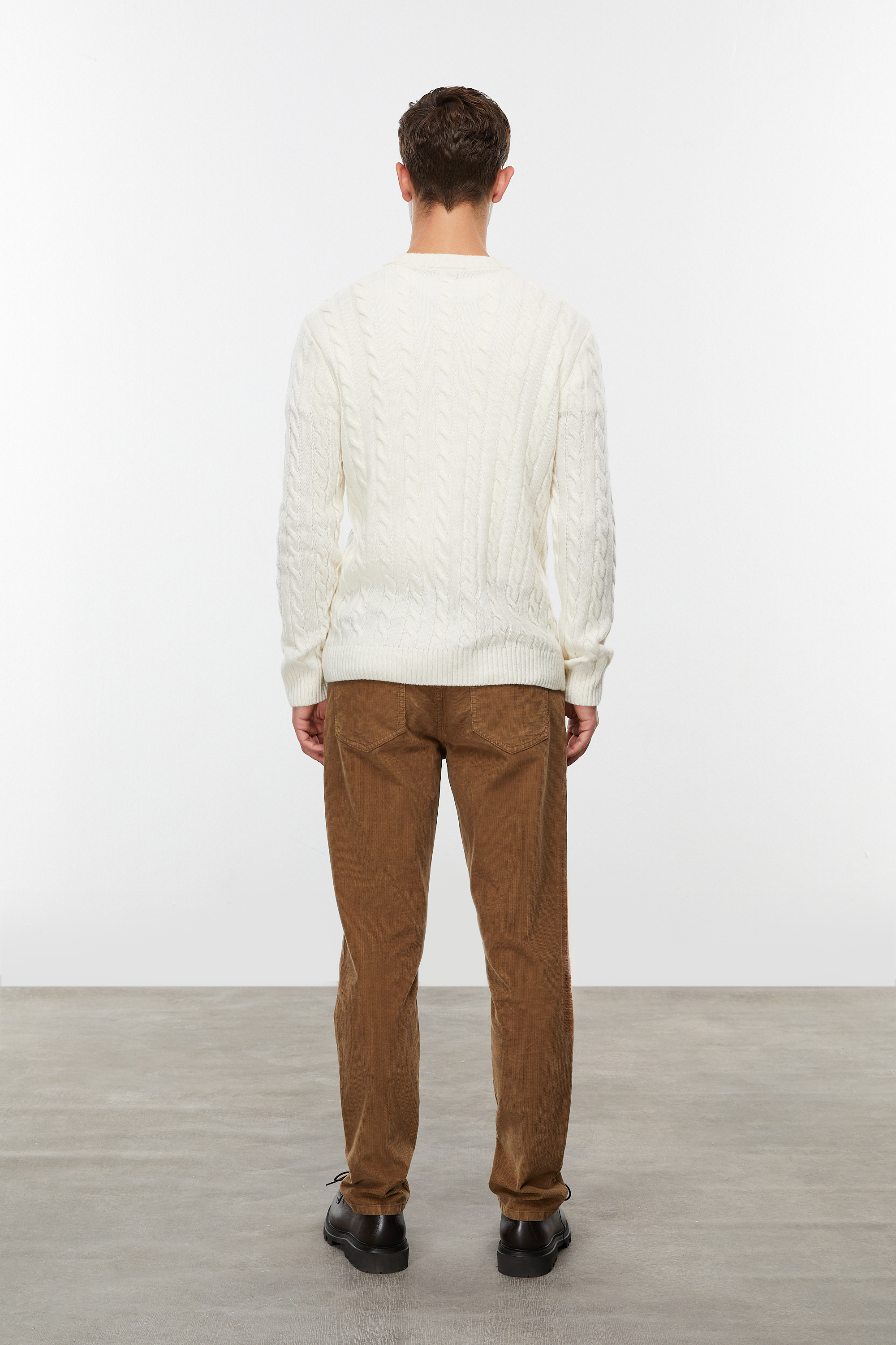 YÜN KARIŞIMLI SAÇ ÖRGÜ TRİKO KAZAK