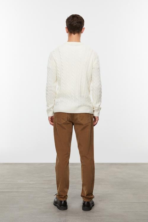  YÜN KARIŞIMLI SAÇ ÖRGÜ TRİKO KAZAK