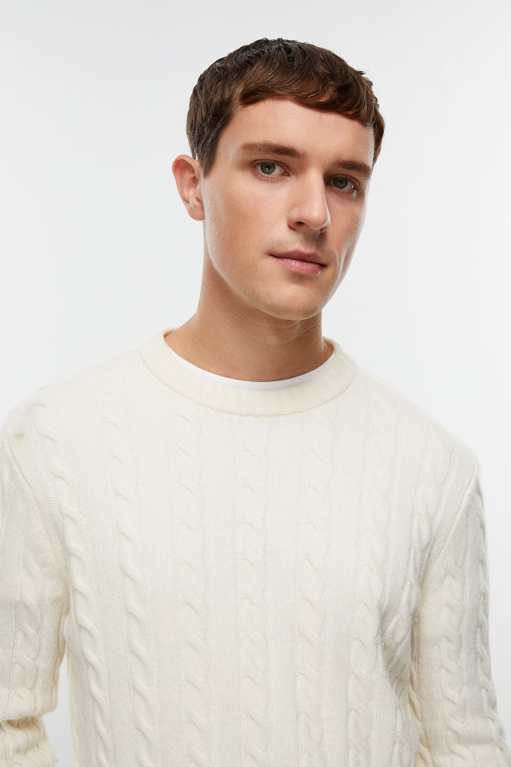 YÜN KARIŞIMLI SAÇ ÖRGÜ TRİKO KAZAK