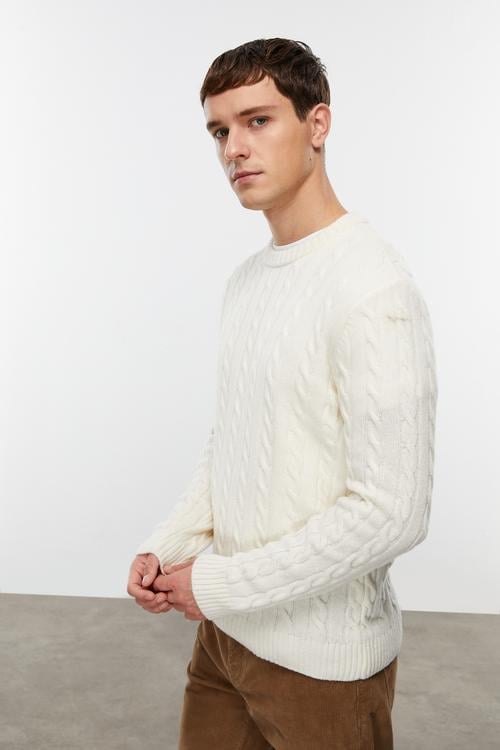 YÜN KARIŞIMLI SAÇ ÖRGÜ TRİKO KAZAK