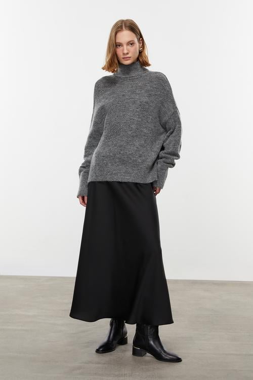  ALPAKA YÜN KARIŞIMLI SIRT DEKOLTELİ KAZAK