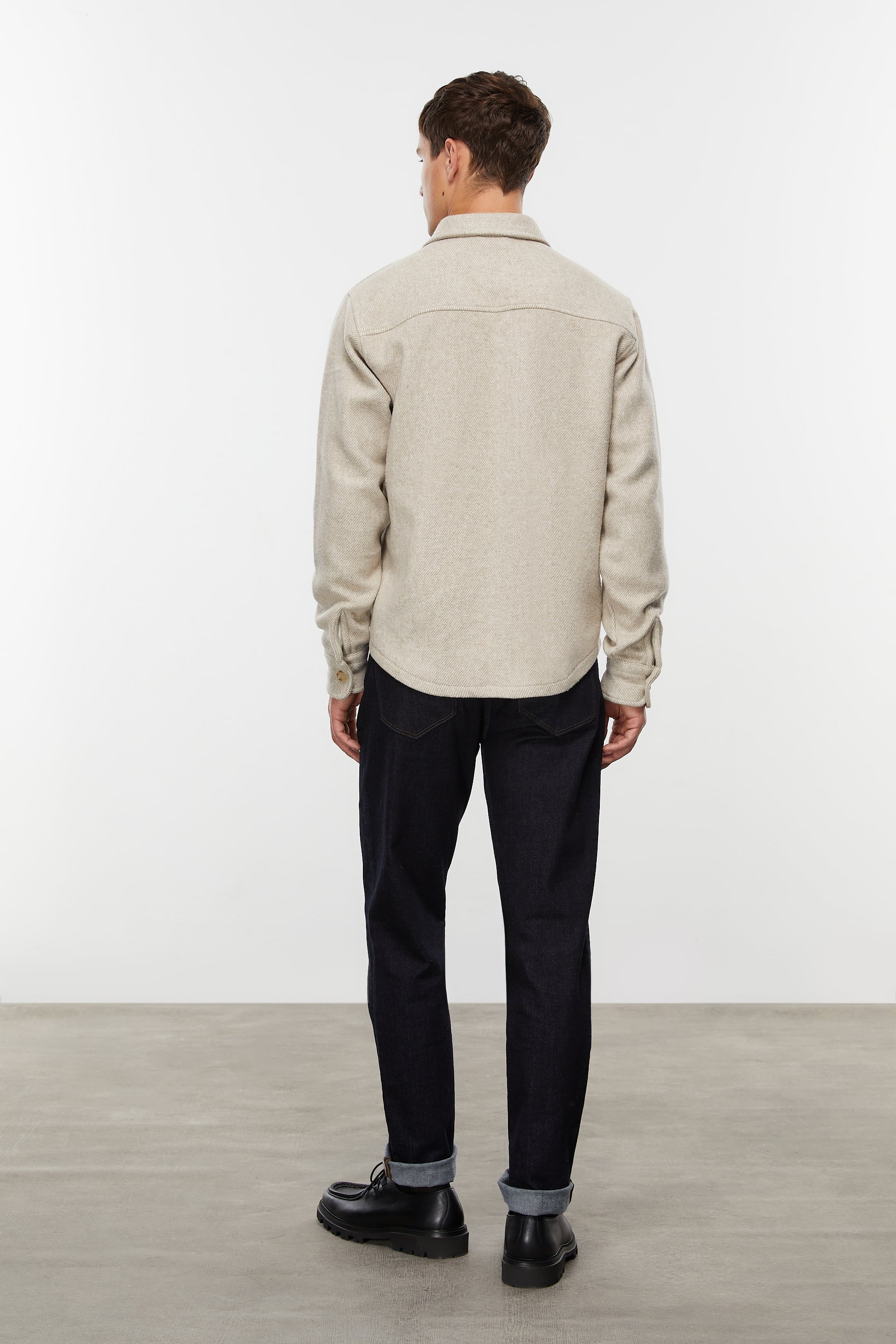 YÜN KARIŞIMLI CEKET GÖMLEK