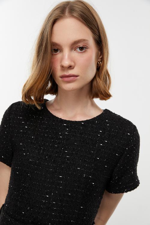  KEMERLİ MİNİ TÜVİT ELBİSE