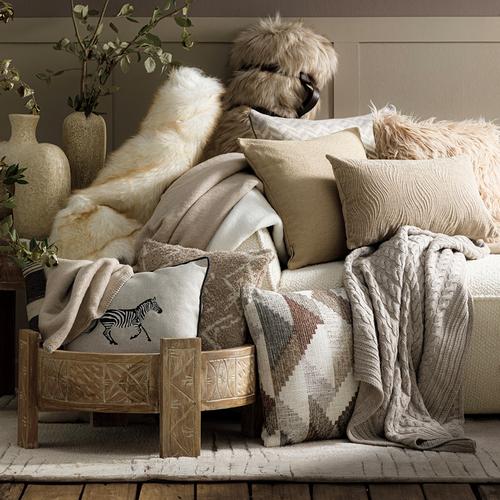  WILD ZEBRA KIRLENT GRİ 43X43