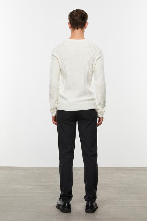  YÜN KARIŞIMLI ÖRGÜLÜ TRİKO KAZAK