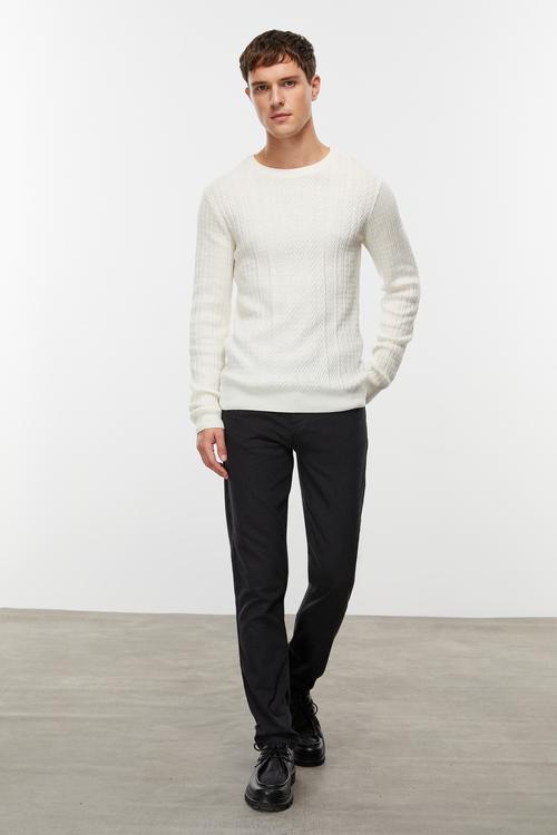  YÜN KARIŞIMLI ÖRGÜLÜ TRİKO KAZAK