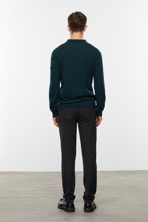  YÜN KARIŞIMLI POLO YAKA TRİKO KAZAK