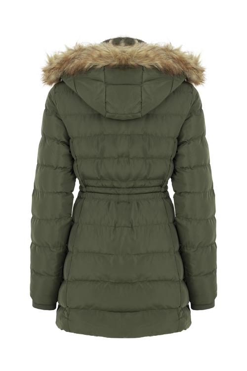  ÇIKARILABİLİR KAPÜŞONLU KAPİTONELİ ŞİŞME MONT