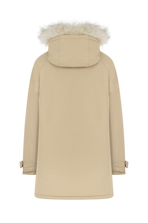  SUNİ KÜRK DETAYLI ŞİŞME MONT