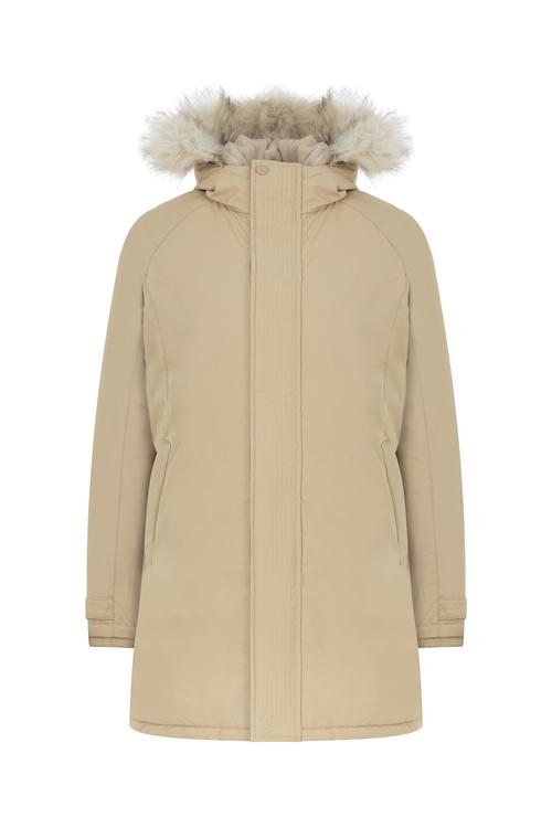  SUNİ KÜRK DETAYLI ŞİŞME MONT