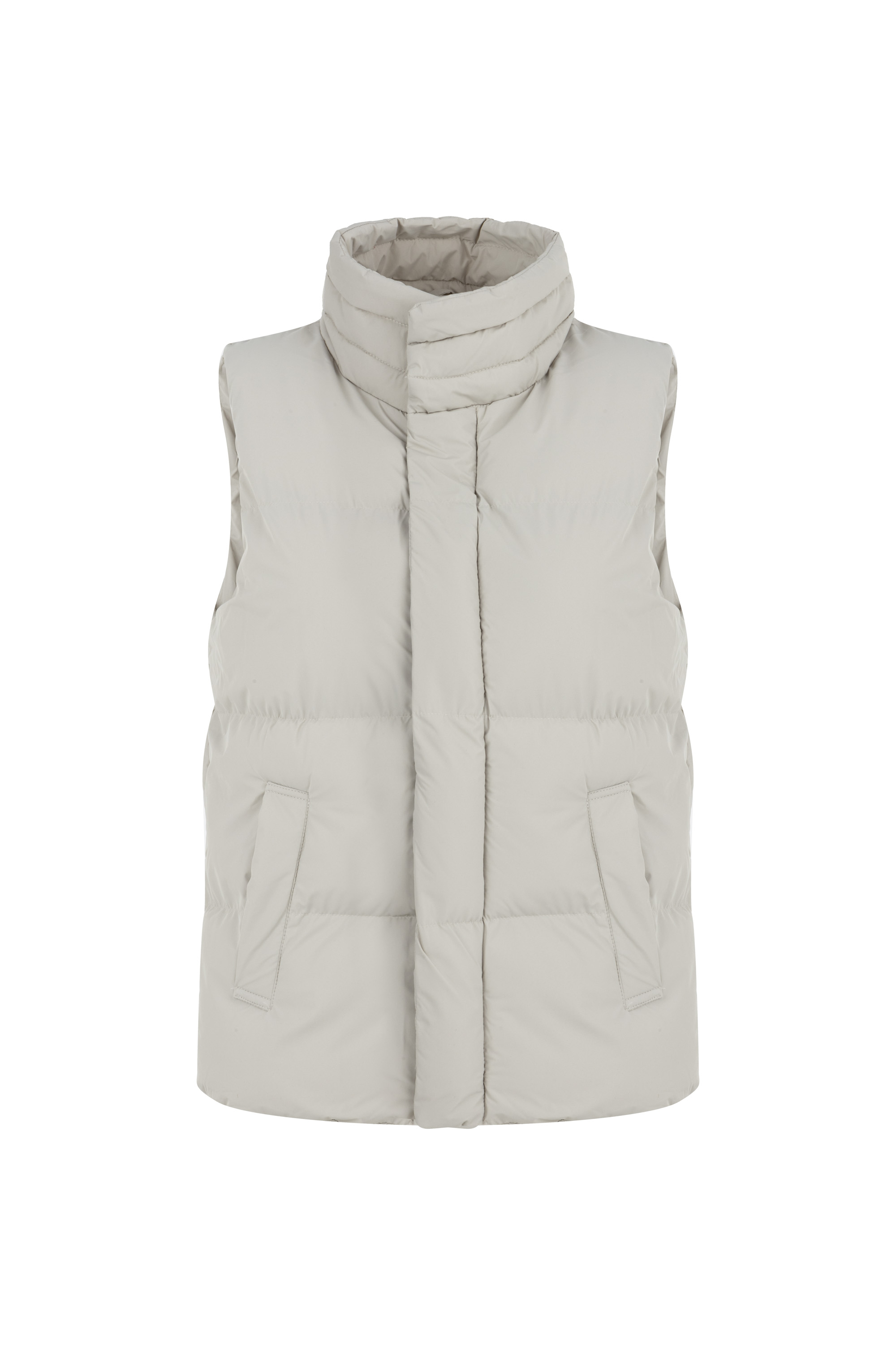 KAPİTONELİ DİK YAKA YELEK