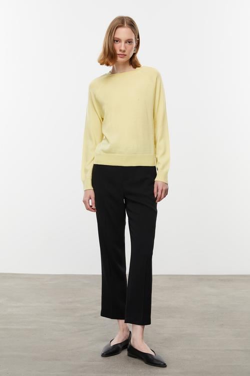  BİSİKLET YAKA MERİNO YÜN KAZAK