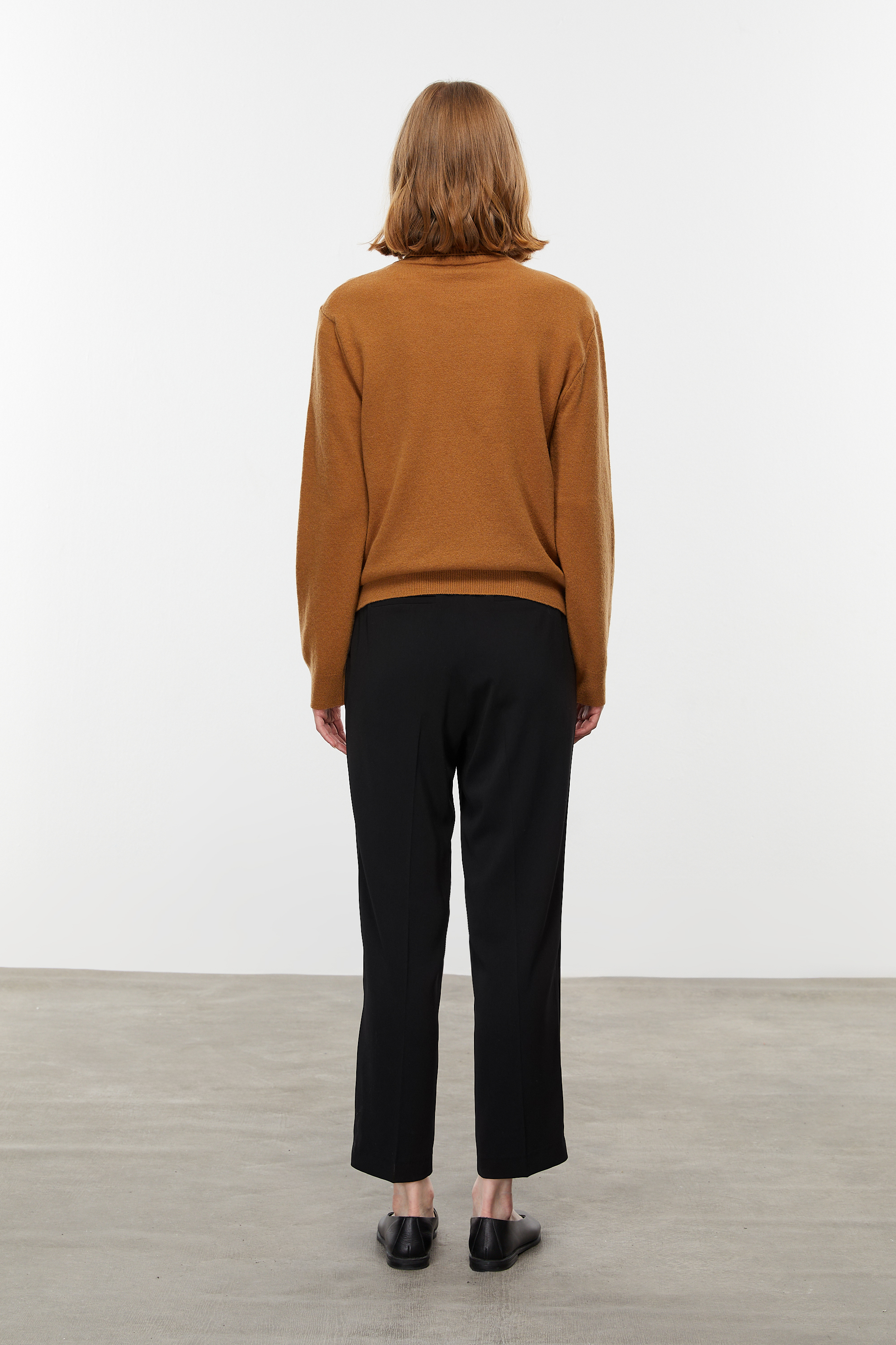 YÜN KARIŞIMLI BALIKÇI YAKA TRİKO KAZAK