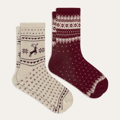  YILBAŞI TEMALI İKİLİ SOKET ÇORAP