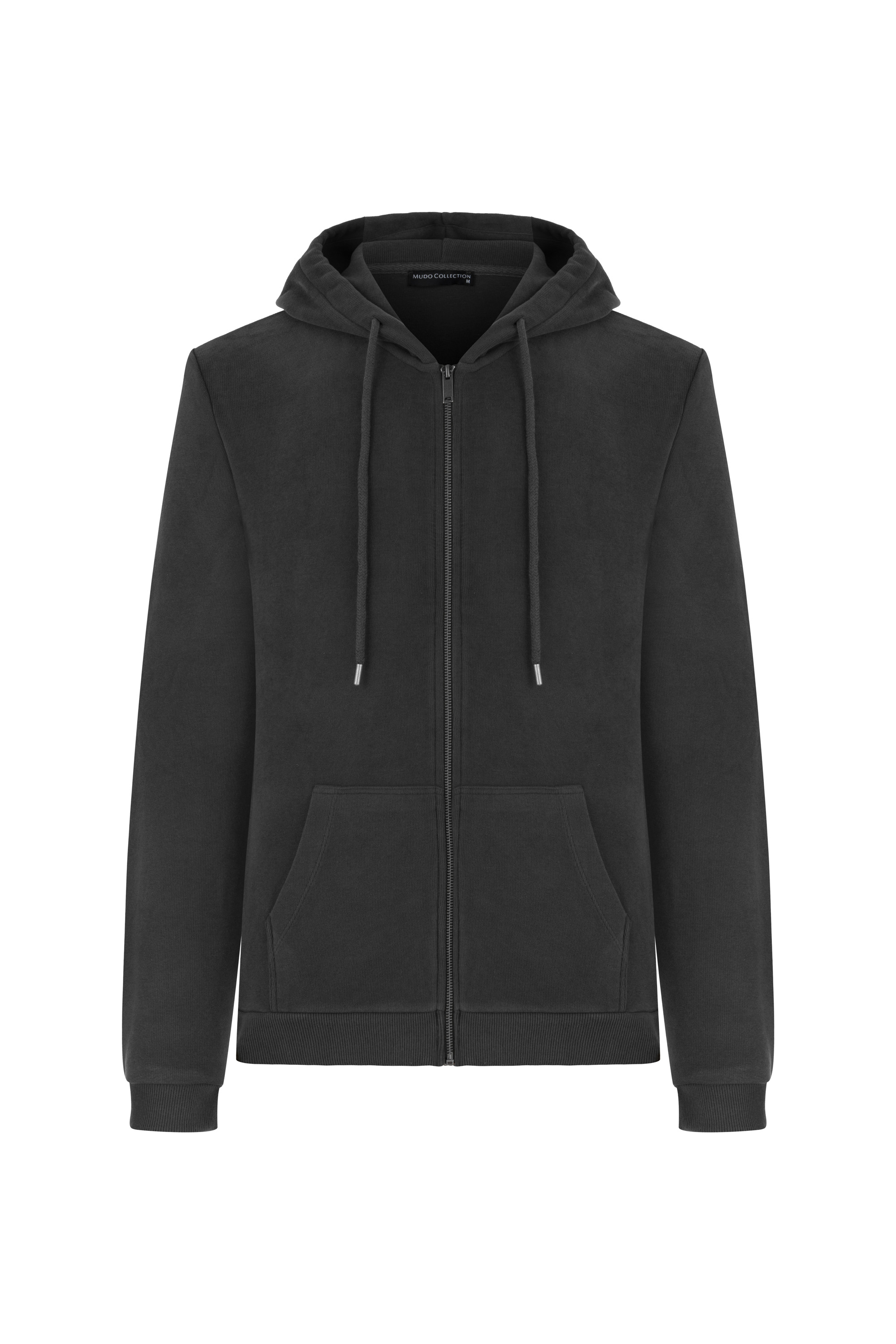 KAPÜŞONLU FERMUARLI SWEATSHIRT