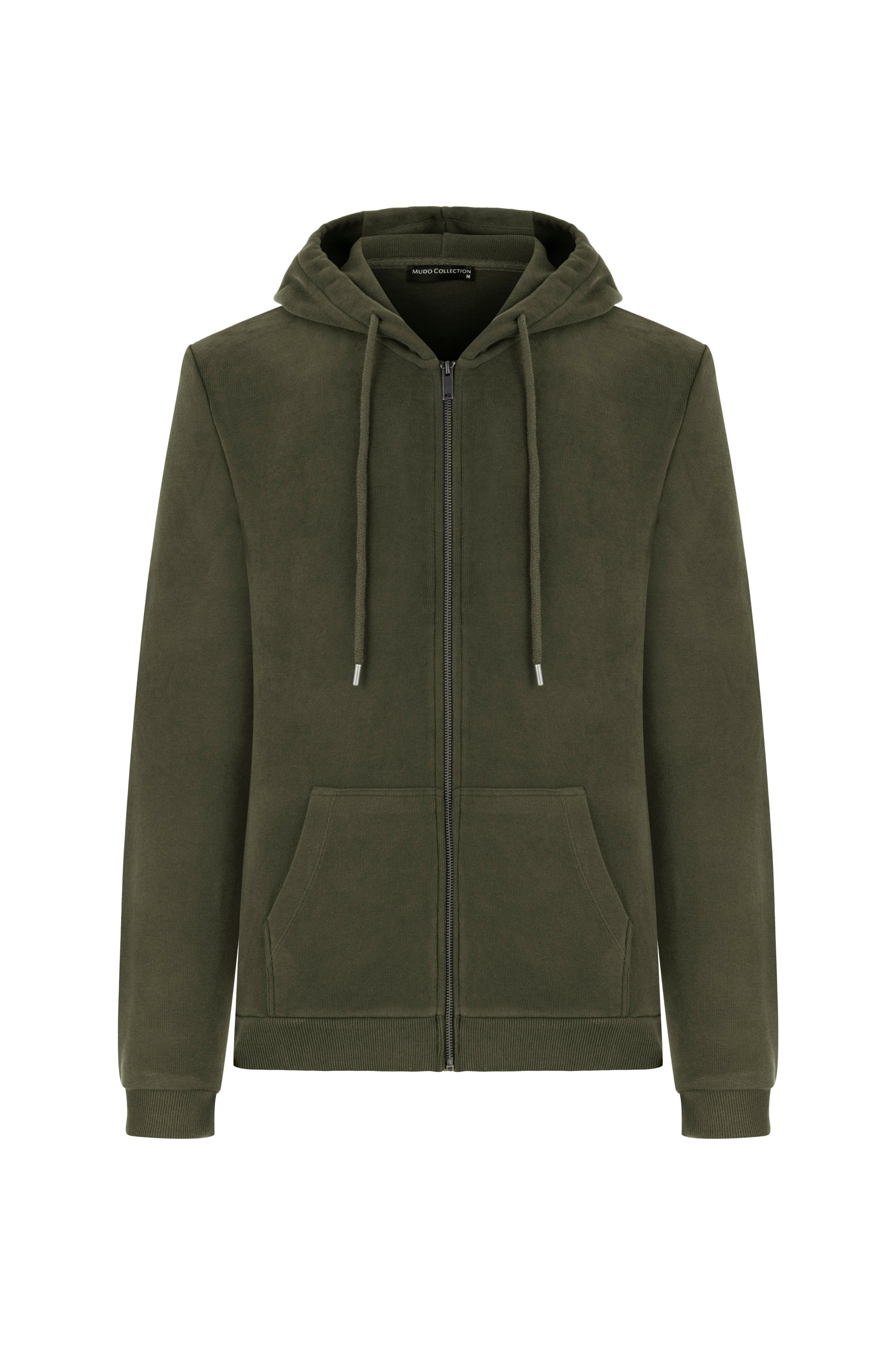 KAPÜŞONLU FERMUARLI SWEATSHIRT