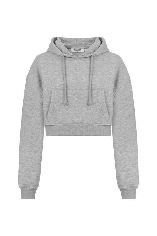  KAPÜŞONLU CROP SWEATSHIRT