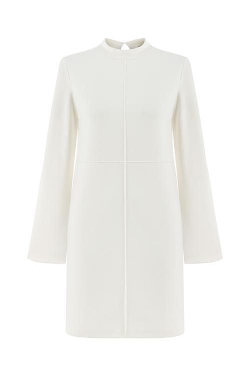  ÇAN KOLLU MİNİ ÖRME ELBİSE