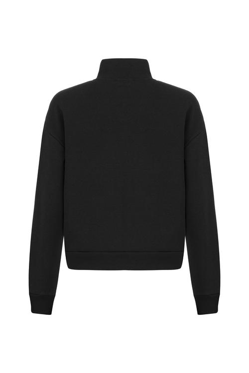  DİK YAKA FERMUARLI SWEATSHIRT