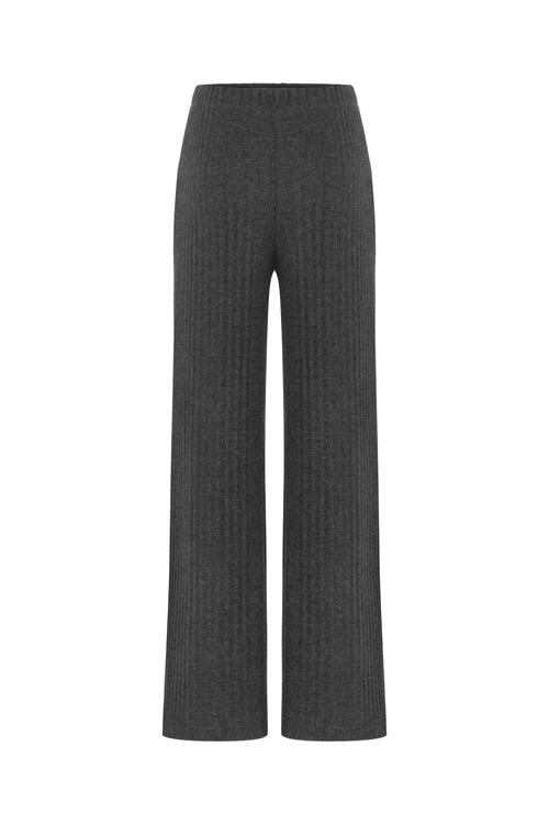  FİTİLLİ RAHAT KESİM ÖRME PANTOLON