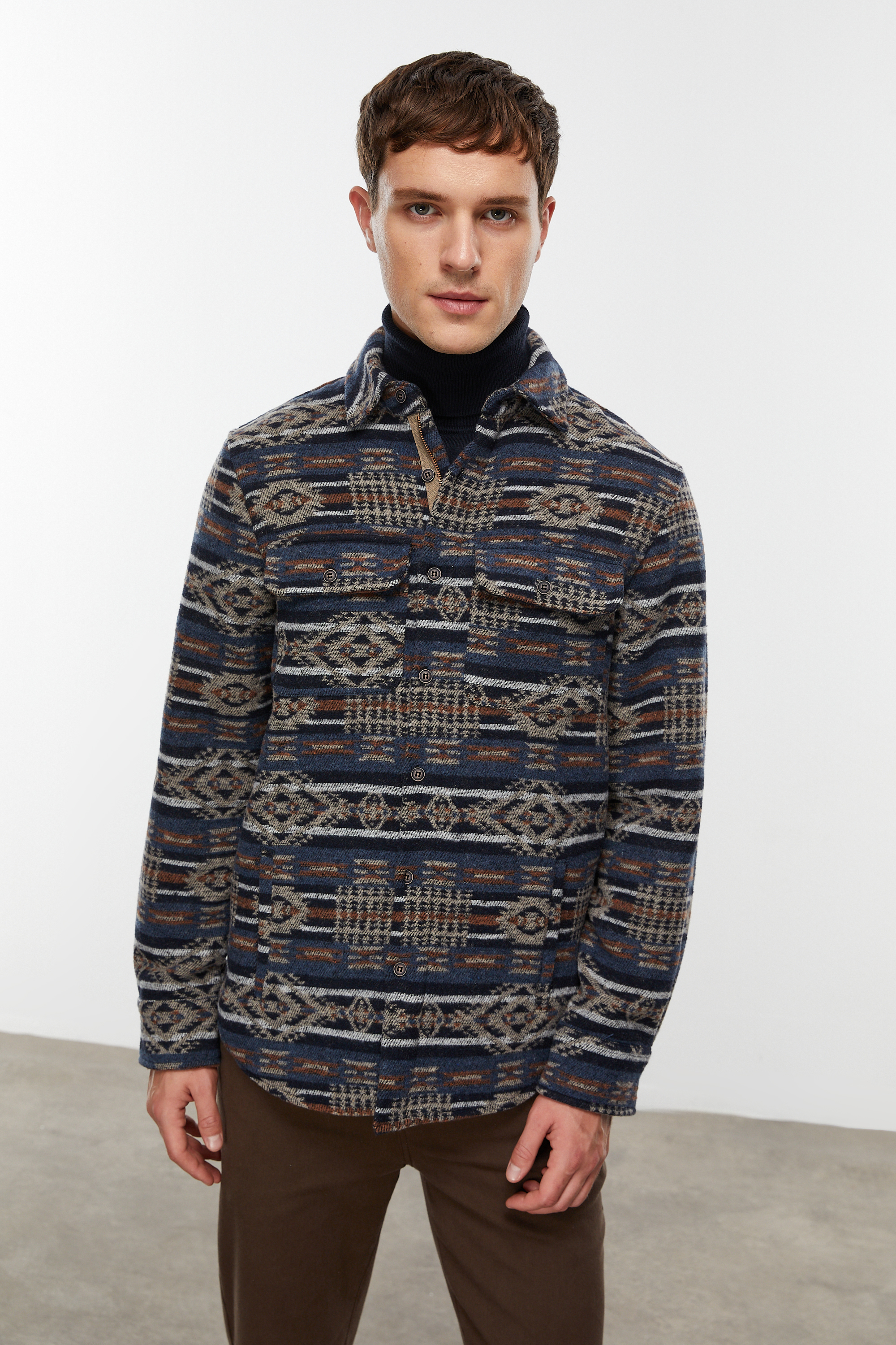 ETNİK JAKARLI CEKET